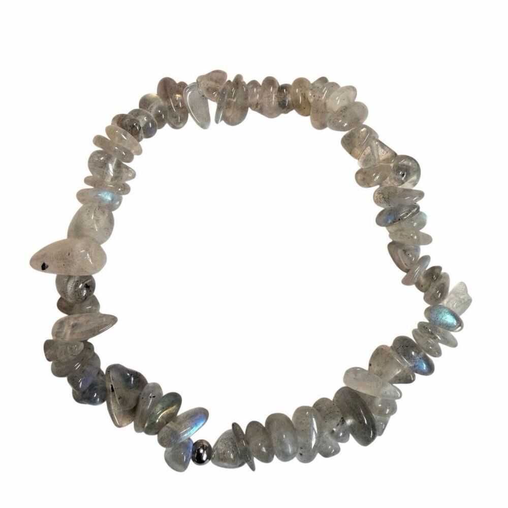 Labradorite Chip Bead Stretch Bracelet